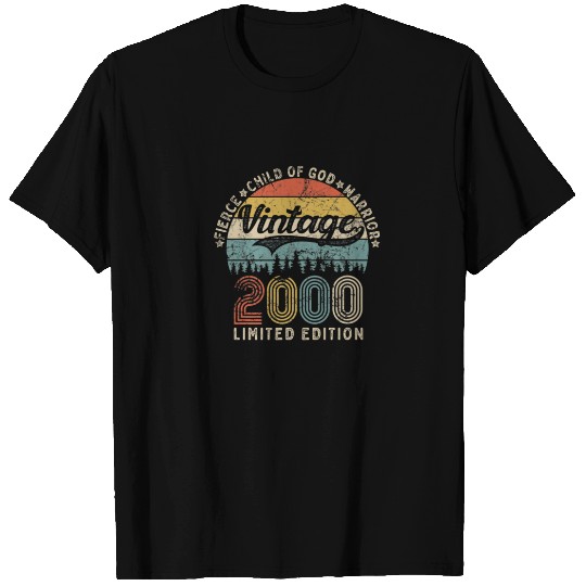 21St Birthday Gift For Her Him Vintage 2000 Limite T-shirt