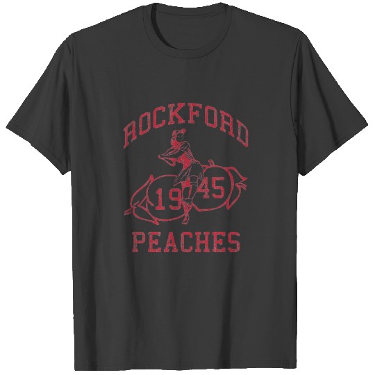 Retro 1946 Women's Pro Baseball Rockford Peaches T-shirt