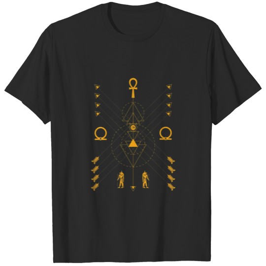 Discover Sacred Geometry Egyptian Horus T-shirt