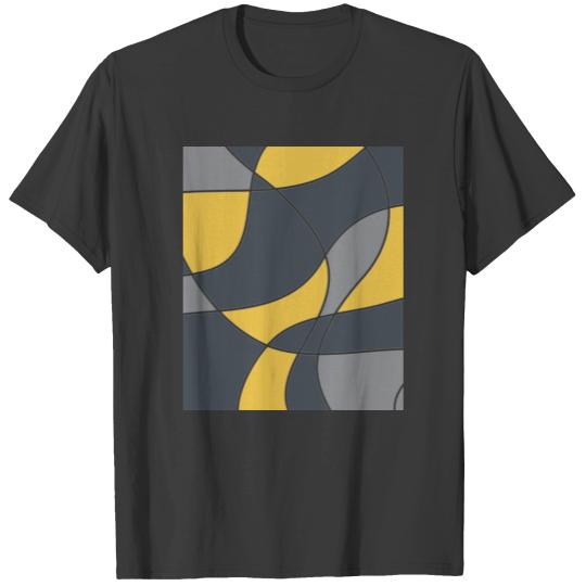 Abstract, modern, geometric, trendy pattern sleeveless T-shirt