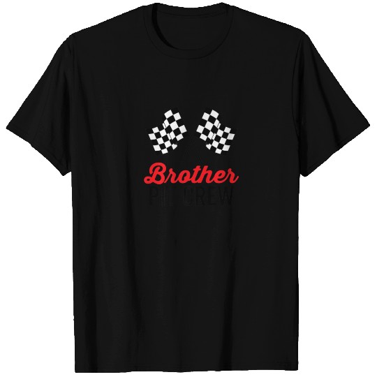 Brother Pit Crew For Racing Party Costume T-shirt