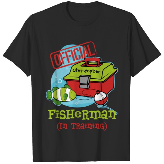 Discover Boy Fisherman In Training T-shirt