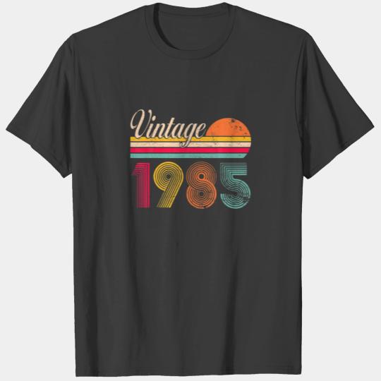 Vintage 1985 Funny 37 Years Old Boys And Girls 37T T-shirt