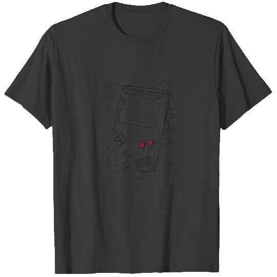 Discover Vintage Plan Game Console Funny Gamer Gaming Game T-shirt