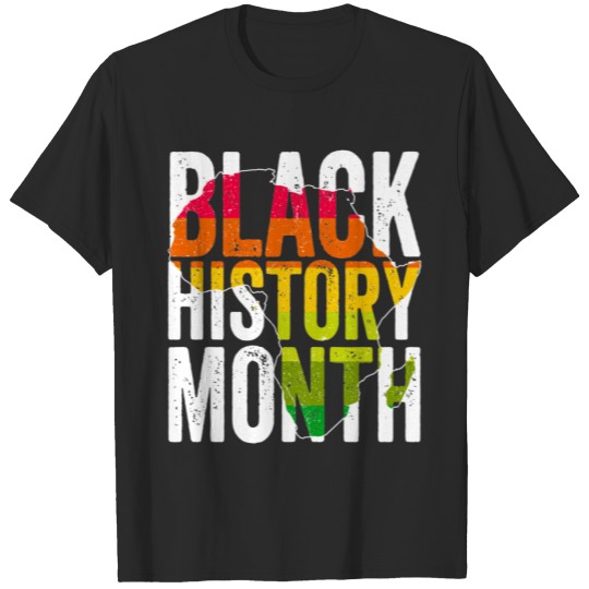 Discover African American Men Women Black History Month T-S T-shirt