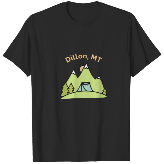 Discover Dillon MT Mountains Hiking Climbing Camping T-shirt