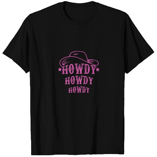 Womens Howdy Space Cow T-shirt