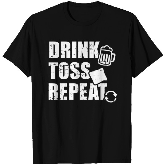 Drink Toss Repeat Cornhole T-shirt