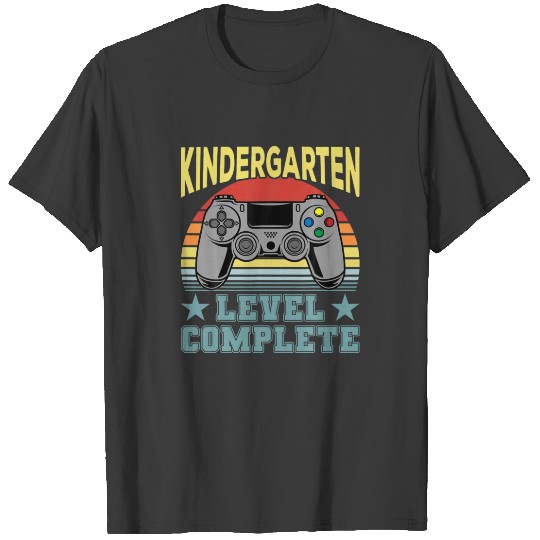 Kindergarten Level Complete Video Game Funny Gradu T-shirt