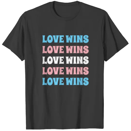 LGBTQ Transgender Pride Custom Repeating Text T-shirt