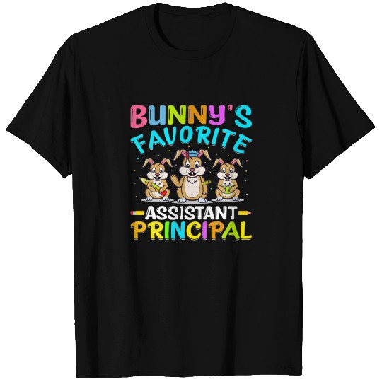 Bunny's Favorite Assistant Principal Happy Easter T-shirt
