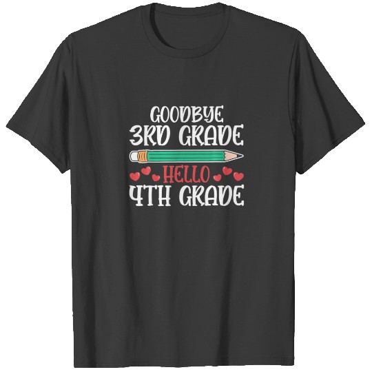 Hello 4Th Grade Teacher Student Back To School Gra T-shirt