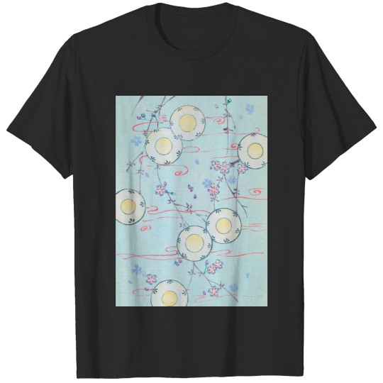 Discover Cherry Blossom Floral Print Vintage Japanese Retro T-shirt
