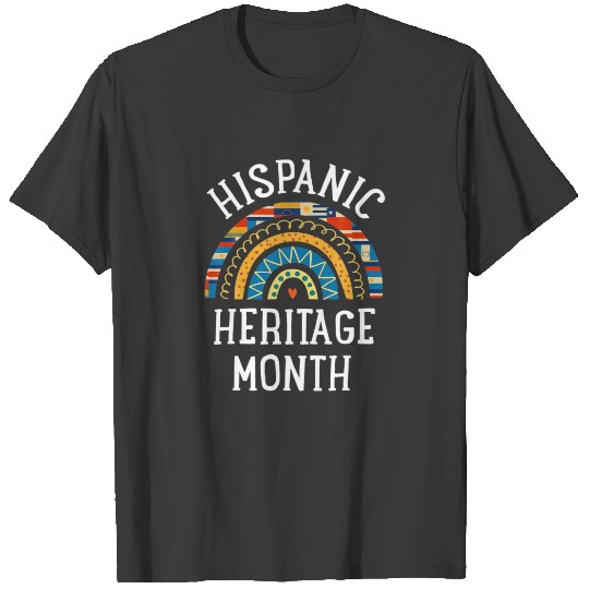Hispanic Heritage Month Rainbow Gifts Latin Countr T-shirt