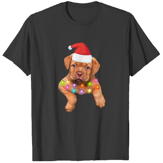 dogue de bordeaux christmas decor for dog lovers sleeveless T-shirt