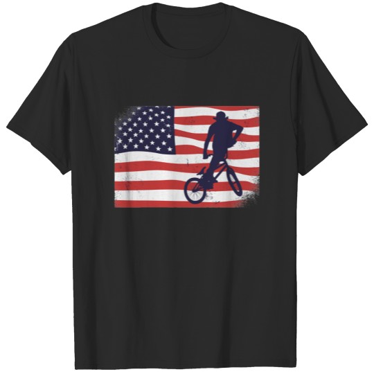 Discover American flag BMX Polo T-shirt