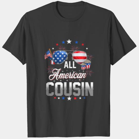 All American Cousin 4Th Of July Men Women Sunglass T-shirt