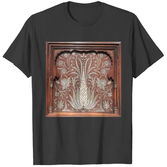 Art Nouveau wood work, beautiful original, belle e T-shirt