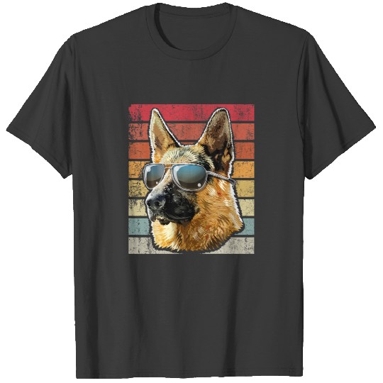Discover Retro Vintage German Shepherd  German Shepher T-shirt