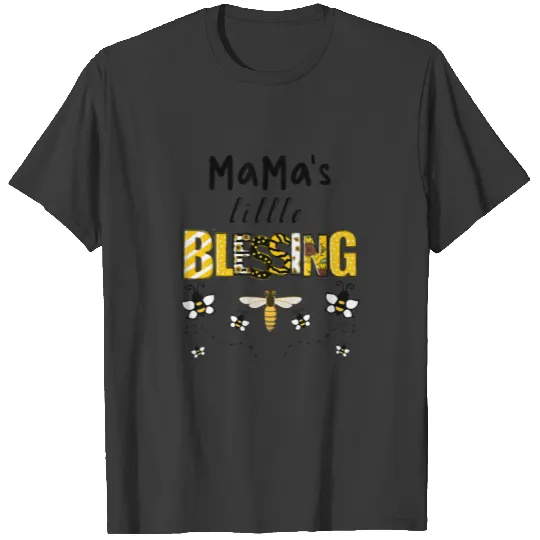 Mama's Little Blessing Spring Bumblebee Mother's D T-shirt