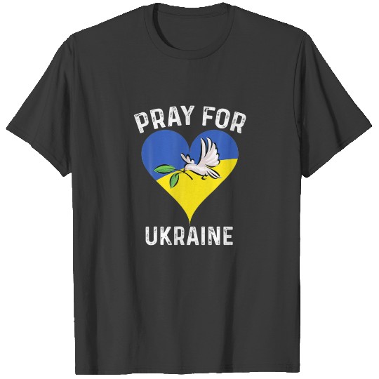 Discover Pray For Ukraine Support Ukrainian I Stand With Uk T-shirt