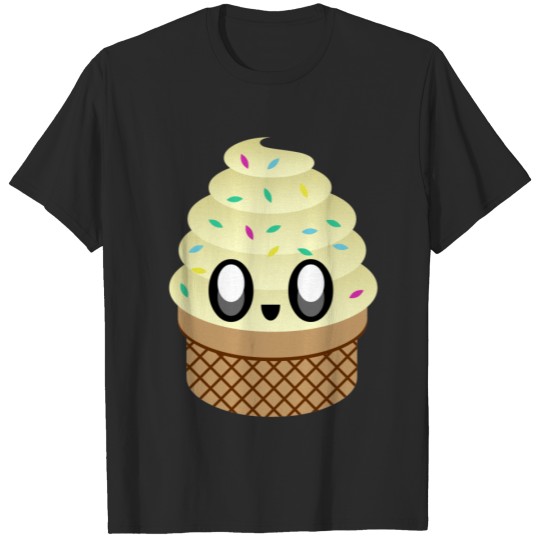 KAWAII ICE CREAM VANILLA CONE T-shirt