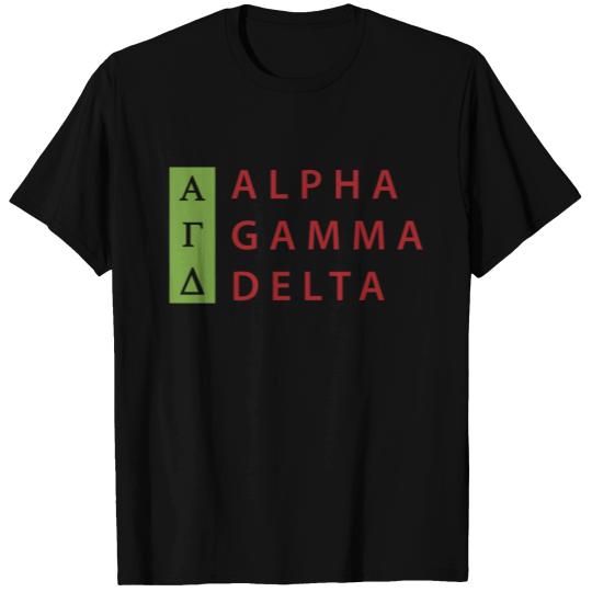 Alpha Gamma Delta Stacked Sweat T-shirt