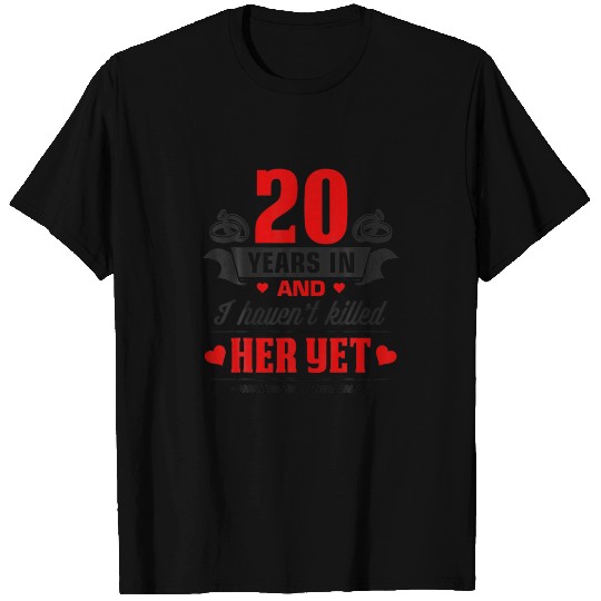 20Th Wedding Anniversary Couples For Husband Him M T-shirt