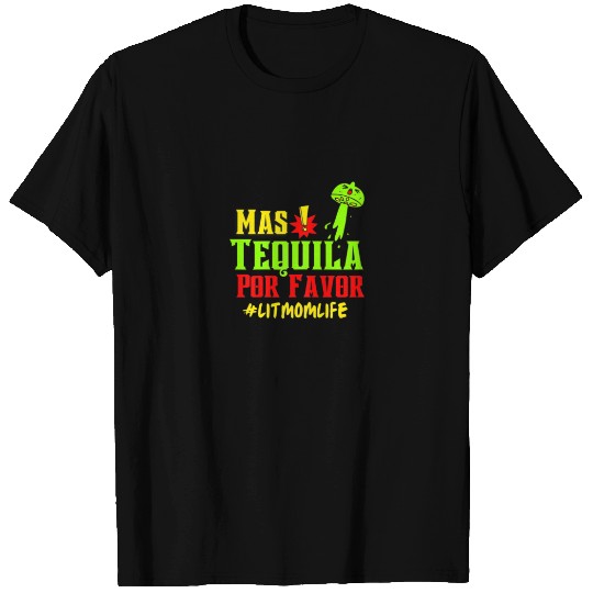 Womens Funny Womens Mas Tequila Cinco De Mayo T-shirt