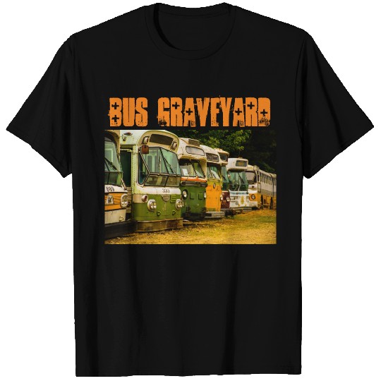 Bus Graveyard Men's Basic Hooded T-shirt