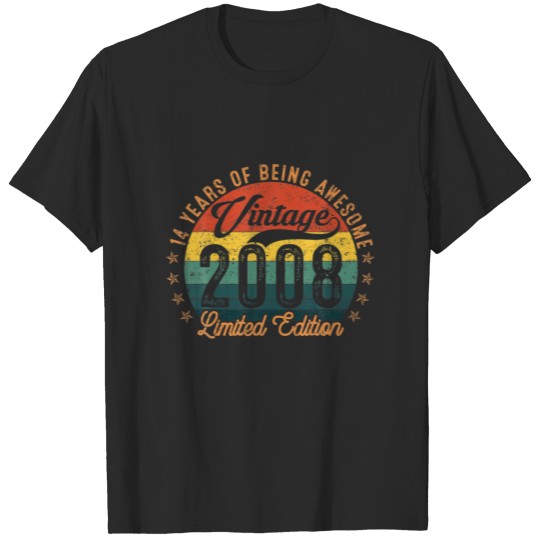 Discover 14 Years Of Being Awesome Vintage 2008 Limited Edi T-shirt