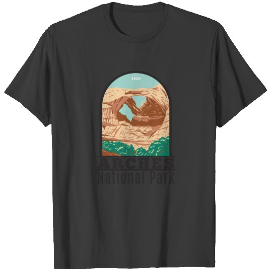 Arches National Park Double Arch Vintage T-shirt