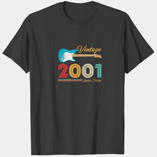 Vintage 2001 Limited Edition 21St Birthday 40 Year T-shirt