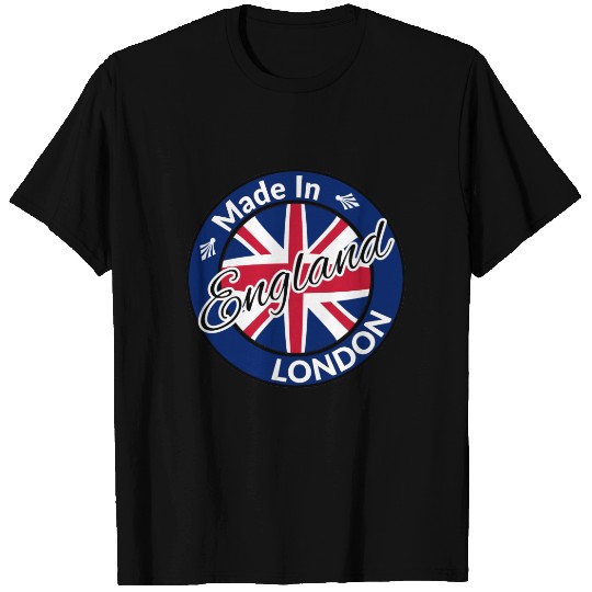 Made in London England Union Jack Flag T-shirt
