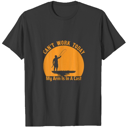 Discover I Cant Work, My Arm Is In A Cast Beer Humor Anglin T-shirt