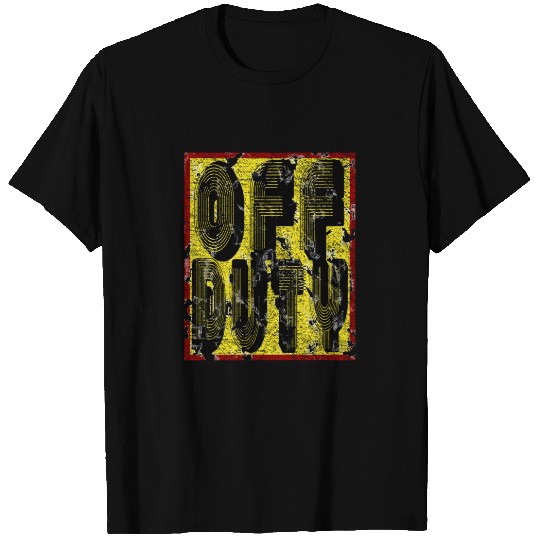 off duty batik black T-shirt