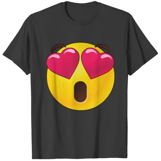 Emoji Heart Eyes Valentines Sleeveless T-shirt