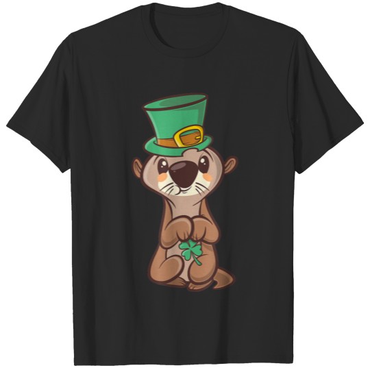 Otter leprechaun st patricks day| Gift for mom T-shirt