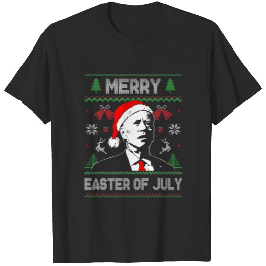 Discover Santa Joe Biden 4Th Of July Easter Ugly Christmas T-shirt