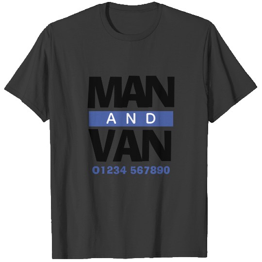 Discover Removals Company Courier Van Transport T-shirt