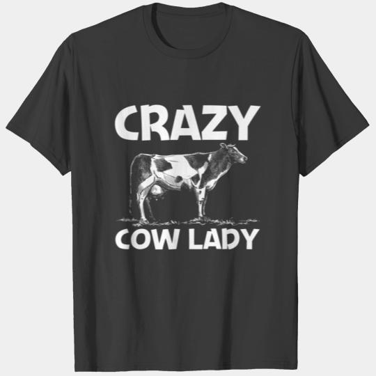 Funny Cow Design For Women Mom Cattle Farmer Anima T-shirt