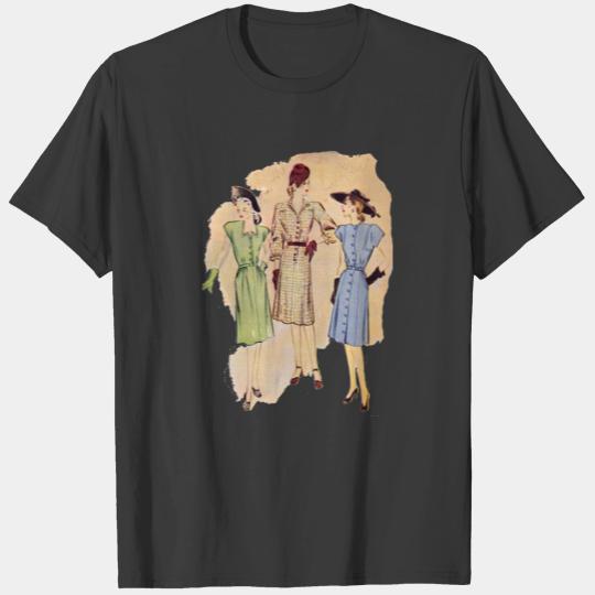 Vintage 1940s Fashion T-shirt