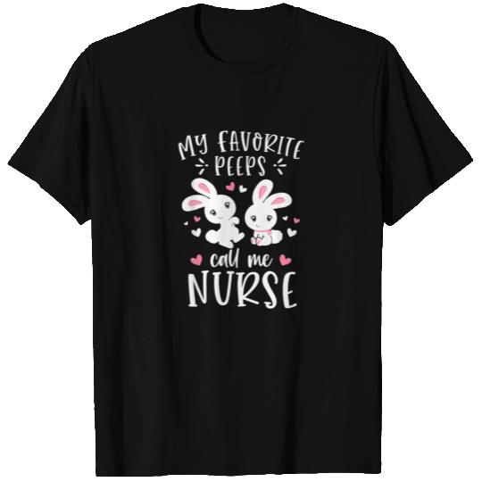 Funny Bunny Call Me Nurse Happy Easter Day T-shirt