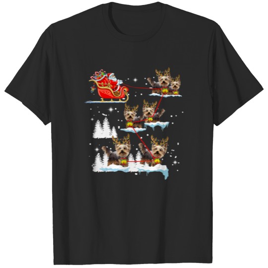 Discover Funny Yorkie Christmas Sweater T-shirt