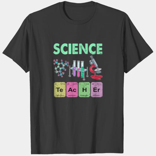Science Teacher Cute Retro Vintage Periodic Table T-shirt