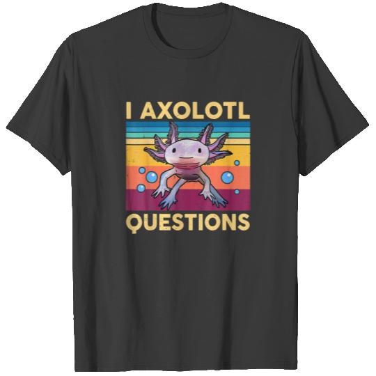 I Axolotl Questions Kids Cute Axolotl Youth T-shirt