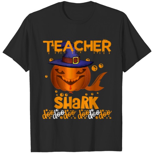 Discover Halloween Teacher Shark Boo Boo Boo Gift T-shirt