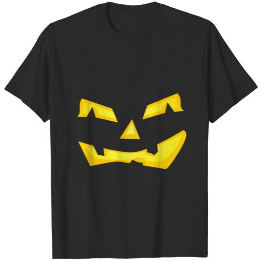 Evil Jack O Lantern Face T-shirt