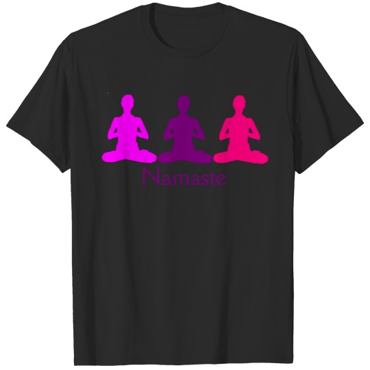 Namaste Zen Yoga Lotus Meditation Trendy Plus Size T-shirt
