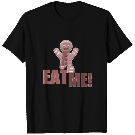 EAT ME! Gingerbread Man - Red T-shirt